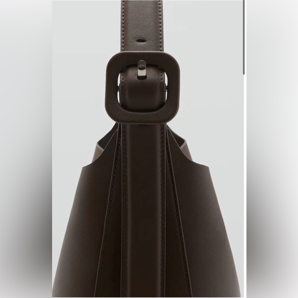Mango Dark Brown Shoulder Bag - Picture 4 of 11